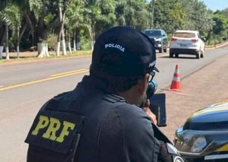Mais de 1,7 mil motoristas são flagrados em alta velocidade durante operação nas rodovias de MS