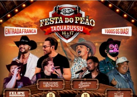 Taquarussu realiza uma das maiores Festas do Peão do MS entre os dias 14 e 17 de maio