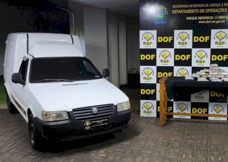 DOF apreende haxixe marroquino avaliado em R$ 1,2 milhão