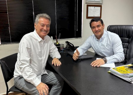 Hashioka reforça parceria com Naviraí em agenda com prefeito e lideranças locais