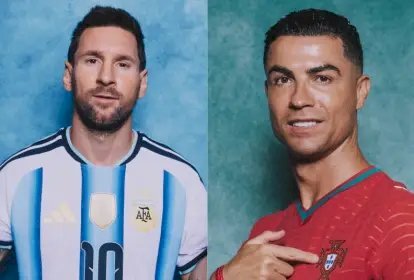 De gols em Copas a filhos, as coincidências que unem Messi e Cristiano