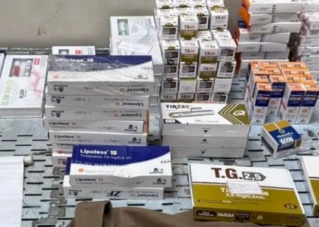 ‘Montanha’ de canetas emagrecedoras e anabolizantes do Paraguai será incinerada em MS