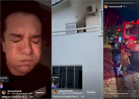 Régis Danese agradece a Deus por livramento após incêndio