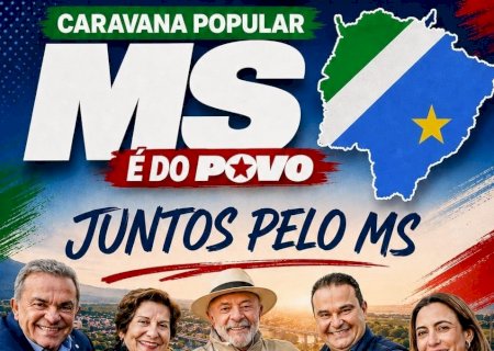 Caravana Popular reúne lideranças do PT em Batayporã nesta quinta-feira