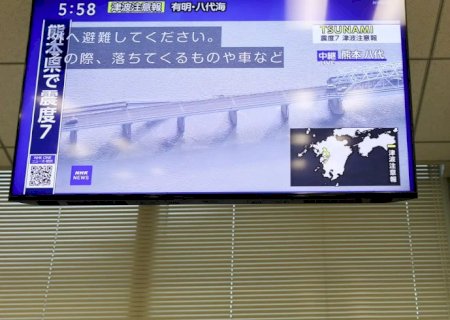 Sobreviventes de terremoto no Japão enfrentam sede e calor