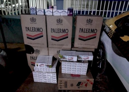 PMR apreende cigarros contrabandeados e dispositivos para cigarro eletrônico em MS