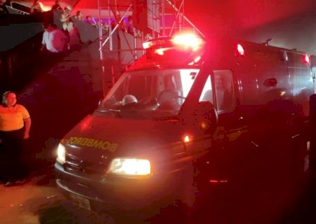 Bombeiros de Ivinhema atendem três ocorrências durante a noite deste sábado