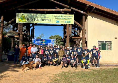 Taquarussu realiza passeio ciclístico no Parque Estadual das Várzeas do Rio Ivinhema