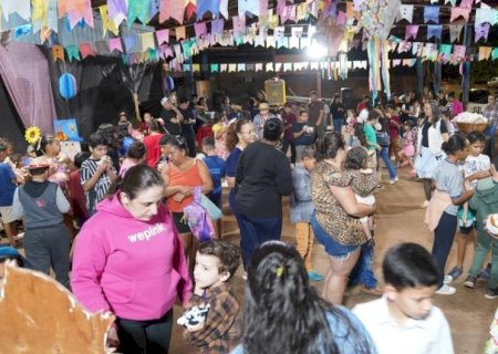 Arraiá do NAEEM promove integração e alegria para mais de 100 crianças em Batayporã