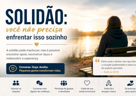 Solidão: quando o silêncio machuca, mas também pode ser um caminho para o recomeço