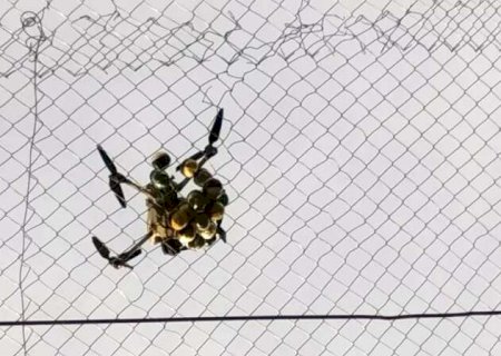 Drones do crime burlam proteção com embalagens “linguicinhas” na Máxima