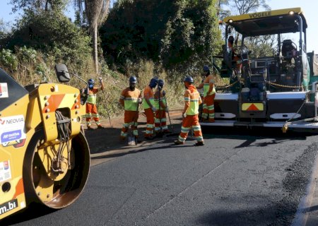 Obras seguem avançando na BR-163/MS; confira os trechos desta terça-feira