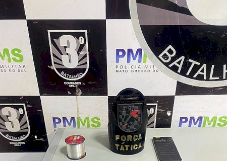 Rapaz é preso tentando enviar celular e drogas para a PED por meio de drone