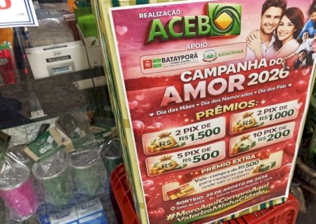 Batayporã: Campanha do Amor 2026 da ACEB entra na reta final! Sorteio será realizado dia 29 de agosto!!!