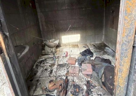 Incêndio em residência deixa homem de 51 anos morto no interior do imóvel