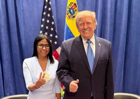Trump e Delcy Rodríguez se encontram em Nova York