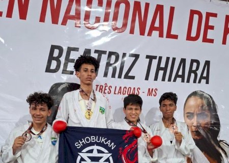 Atletas da Shobukan Batayporã e Nova Andradina conquistam medalhas no Open Nacional de Três Lagoas