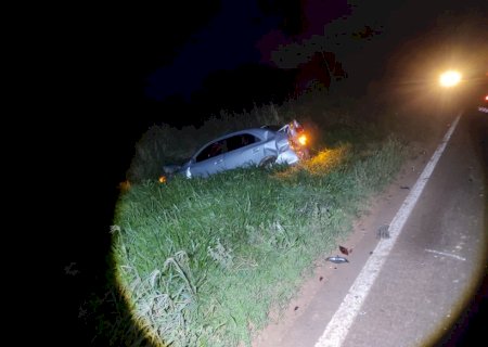 Engavetamento entre vários veículos ocorreu na MS-276, em Batayporã