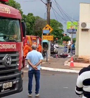 Motociclista morre após colisão com carro em cruzamento de Nova Andradina