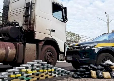Segundo caminhão de minério é apreendido com drogas em 48 horas