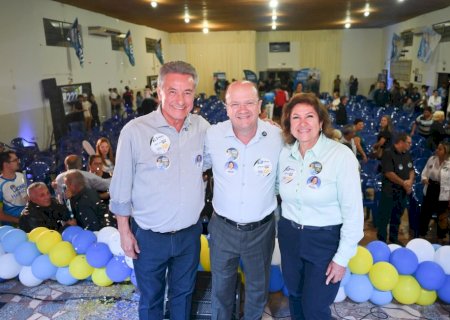 Vice-governador Barbosinha pede apoio ao casal Hashioka