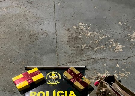 DOF prende mulher com cocaína e pasta-base de cocaína em Anastácio