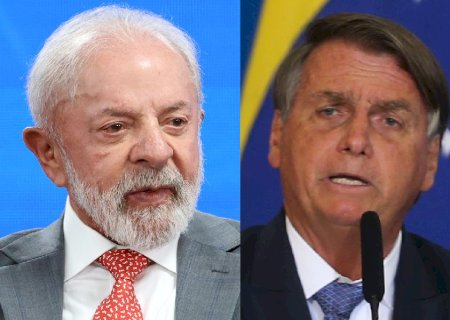 A distância entre Lula e Bolsonaro na primeira pesquisa Datafolha do segundo turno de 2022