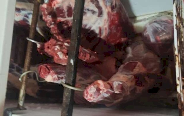 Força-tarefa apreende mais de 660 kg de carne estragada em açougue