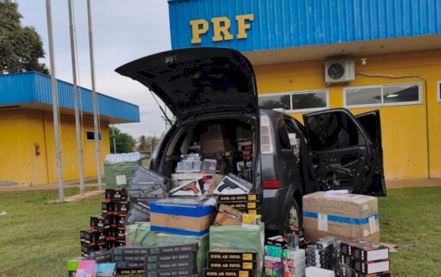 Cargas com iPhones, cigarros eletrônicos e simulacros são apreendidas em fiscalizações