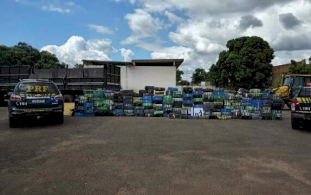 Apreensão de 4,5 toneladas de maconha desencadeia operação contra quadrilha