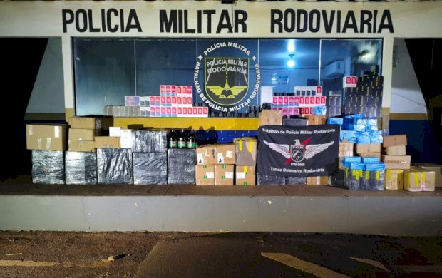 PMR apreende três veículos com mercadorias avaliadas em mais de R$ 827 mil em MS