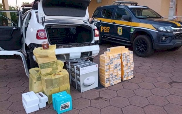 PRF apreende celulares em Bataguassu